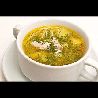 Куриный суп лапша