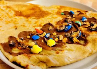 Crêpe Nutella M&m's