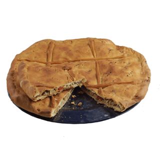 Un Cuarto de Empanada Gallega de Zamburiñas