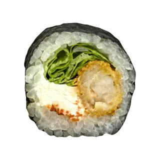 Futomaki z krewetką tempura
