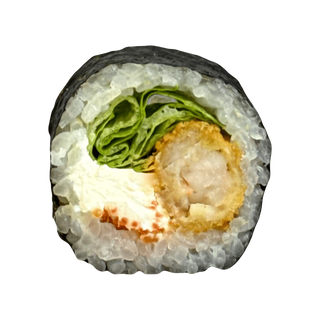 Futomaki z krewetką tempura