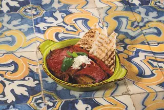 Tegamino di parmigiana di melanzane