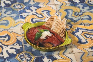 Tegamino di parmigiana di melanzane