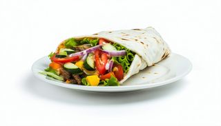 Shaorma vegetariana mica