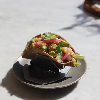 CRUNCHY CORVINA TACO