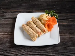 Paluszki krabowe w sezamie