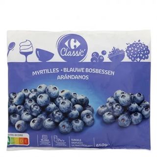Arándanos Enteros Congelados Carrefour 650 Gr.