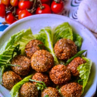 Piatto falafel menù