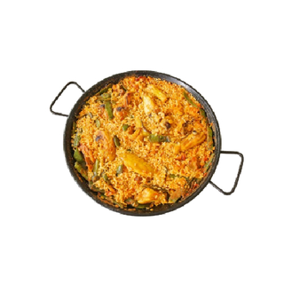 107 Paella Pelada De Mariscos