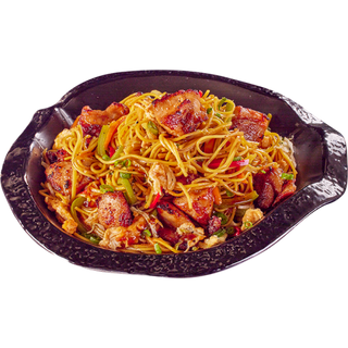 ЯЙЧНИ НУДЛИ С ПИЛЕ И ЗЕЛЕНЧУЦИ