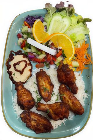 Plato De Alitas De Pollo