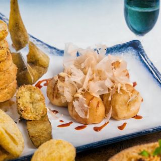 Polpette di salmone e gamberi