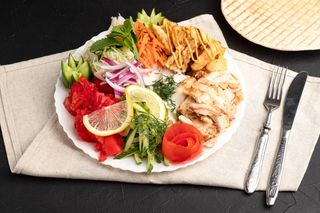 Shaorma farfurie de pui