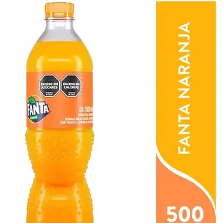 Fanta De Naranja 500Ml Botella Plastica