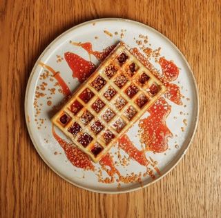 Waffle de Caramelo