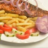 CHIPS AND SINGLE HOTDOG