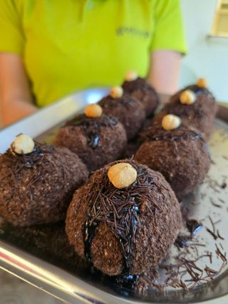 Čoko lješnjak knedla * POSNO