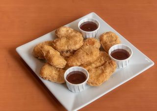 Nuggets con salsa barbacoa (ración)