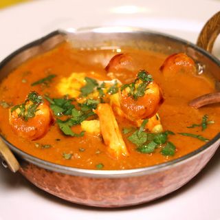 Madras jhinga curry (Piccante)