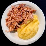 Дърпано телешко с печен сос (350г)