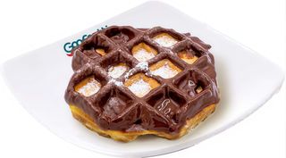 Gofre con Chocolate y Fresas