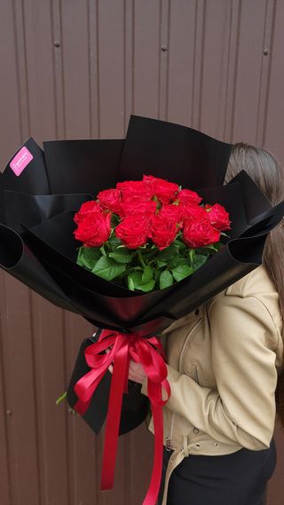 Троянда червона 15 шт