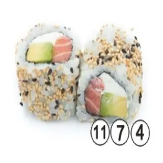 19. CALIFORNIA SALMÓN Y QUESO 8U