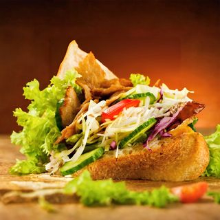 Bułka samo mięso z wołowiną