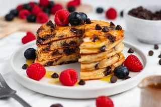 Dark Chocolate Chip Fluffy Oat Pancake