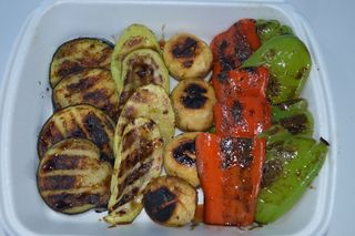 გრილზე შემწვარი ბოსტნეული