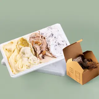 Tarrina de helado XL (800 gr) + 12 Scacchi variados