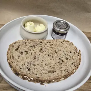 Tostada Mantequilla y mermelada