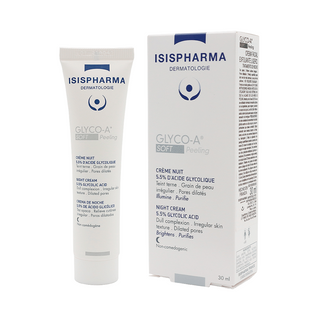 Isispharma Glyco- A Crème De Nuit Soft Peeling 5,5% D'acide Glycolique 30ml
