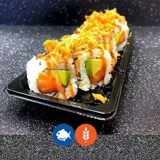 5 URAMAKI SALMÓN (8U)反卷三文鱼