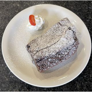 Dark chocolate brownie