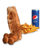 Rollo Wegetariańskie (małe), frytki, Pepsi 0.33l