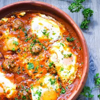 Tajine De Kefta Aux Œufs