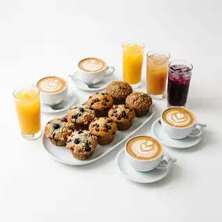 Box muffin 8 pezzi + bevande