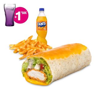 Menú Burrito Deluxe Cheese