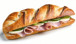 Panino prosciutto crudo e mozzarella