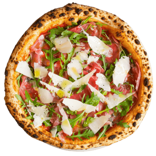 Mozzarella  fuori cottura rucola grana 