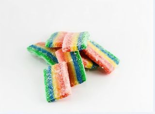 Strisce arcobaleno frizzanti