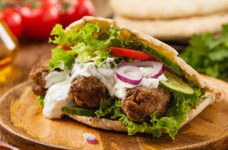 Doner kebab de falafel (grande)