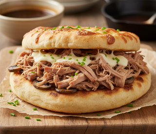 Дърпано свинско месо (500г)