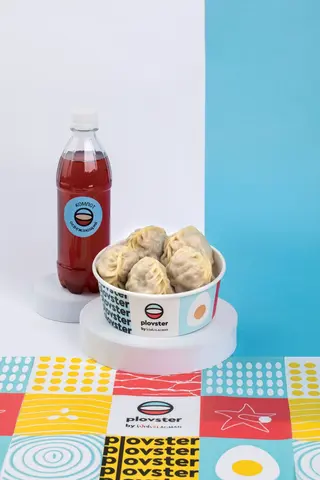 Манты классические с мясом 5шт.+ компот