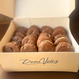 Caja mini palmeras de chocolate (12 uds)