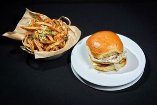 Truffle Smashed Burger & Fries