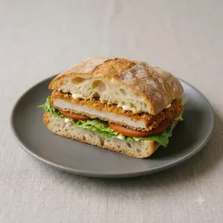 Panino cotoletta di pollo