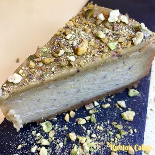 Porción Pistacho con chocolate blanco