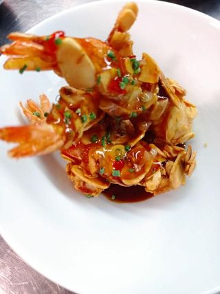 Camarão Crocante com Amêndoas 4Un